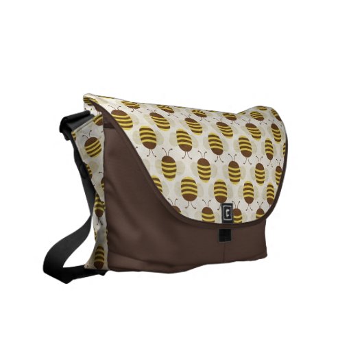 Honeybees & Polkadots Rickshaw Messenger Bag