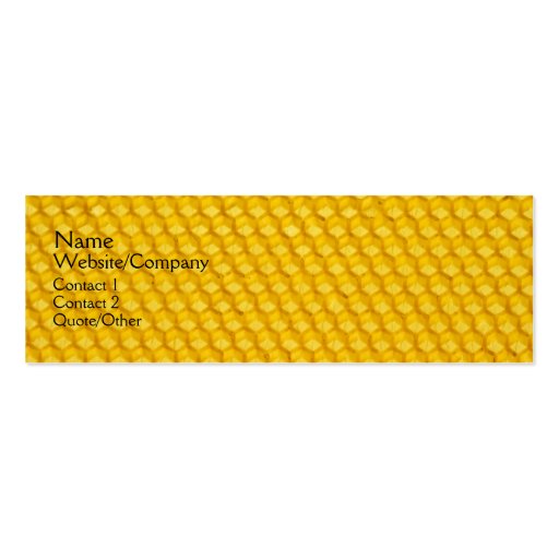 Honeycomb Business Card Templates (front side)