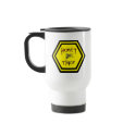Honeycomb logo travel mug