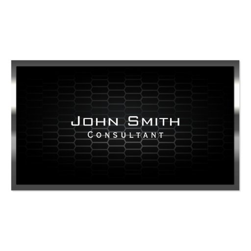 Honeycomb Metal Cells Consultant Business Card