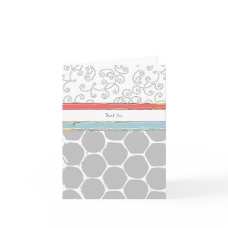 {Honeycomb} Thank You Card card