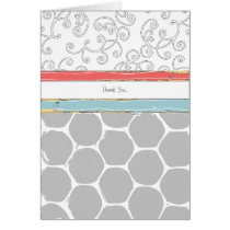 {Honeycomb} Thank You Card cards