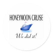 Honeymoon Cruise stickers