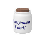 Honeymoon Fund Jar Candy Dish at Zazzle