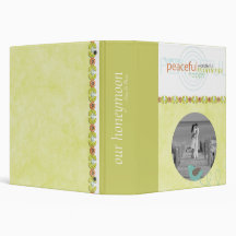 Honeymoon Photo Album Vinyl Binders
