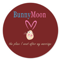 Honeymoon Rabbit Sticker