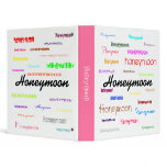 Honeymoon scrapbook or photo binder