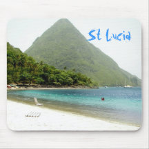 honeymoon, St Lucia Mouse Pad