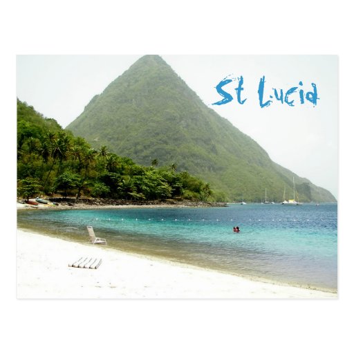 honeymoon, St Lucia Post Cards