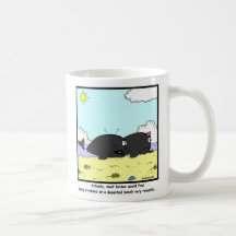 Honeymoon: Whale Cartoon Coffee Mugs