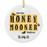 Honeymooner Bee Personalized Ornament