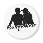 Honeymooner Favors Fridge Magnets