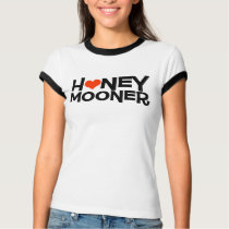 Honeymooner with Heart Ringer T-Shirt