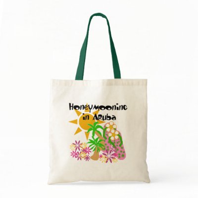 Honeymooning in Aruba Tote Bag
