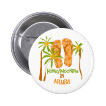 Honeymooning in Aruba Button