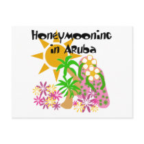 Honeymooning in Aruba postcards