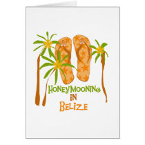 Honeymooning in Belize Card