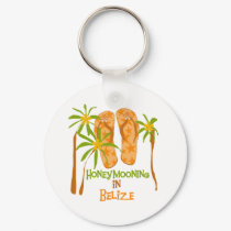 Honeymooning in Belize Keychain by weddingsareus Honeymooning in Belize Keychain