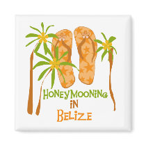 Honeymooning in Belize Magnet