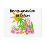 Honeymooning in Belize Post Card