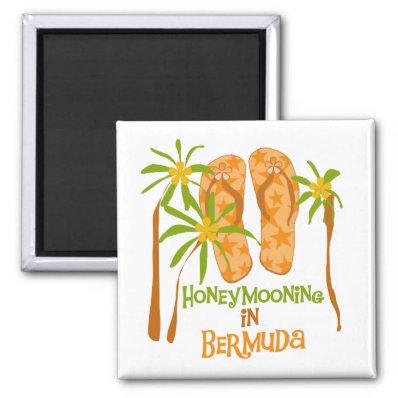 Honeymooning in Bermuda Magnet