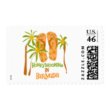 Honeymooning in Bermuda Postage