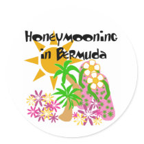 Honeymooning in Bermuda stickers