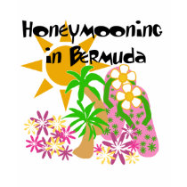 Honeymooning in Bermuda t-shirts