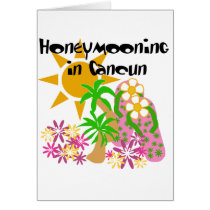 Honeymooning in Cancun cards