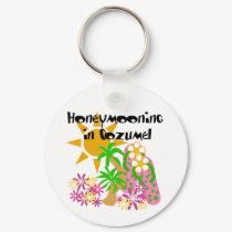 Honeymooning in Cozumel keychains by weddingsareus Honeymooning in Cozumel keychains