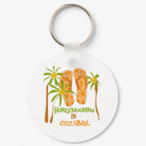 Honeymooning in Cozumel Keychain by weddingsareus Honeymooning in Cozumel Keychain