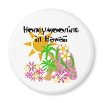 Honeymooning in Hawaii magnets