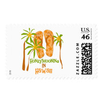 Honeymooning in Hawaii Postage