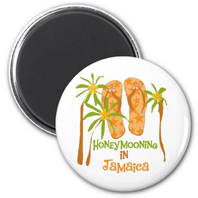Honeymooning in Jamaica Fridge Magnets