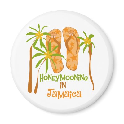 Honeymooning in Jamaica Fridge Magnets