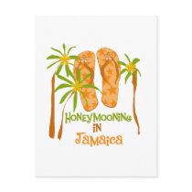 Honeymooning in Jamaica Postcard by weddingsareus Honeymooning in Jamaica Postcard