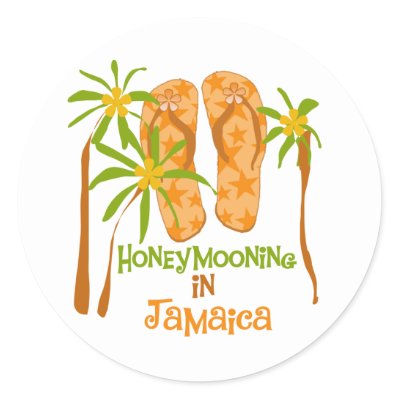 Honeymooning in Jamaica stickers