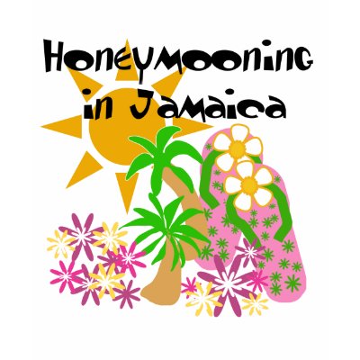 Honeymooning in Jamaica T-shirt by weddingsareus