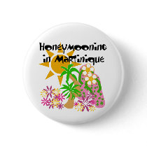 Honeymooning in Martinique buttons