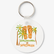 Honeymooning in Martinique Keychain by weddingsareus Honeymooning in Martinique Keychain