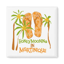 Honeymooning in Martinique Magnet