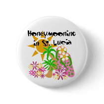 Honeymooning in St. Lucia buttons