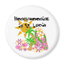 Honeymooning in St. Lucia magnets