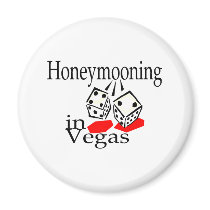 Honeymooning In Vegas magnets