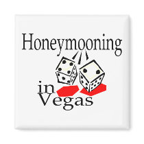 Honeymooning In Vegas magnets