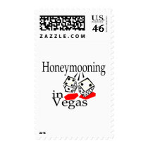 Honeymooning In Vegas postage