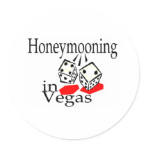 Honeymooning In Vegas stickers