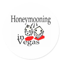 Honeymooning In Vegas stickers