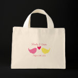 Honeyon Bag- Love Birds Pink and Yellow bags