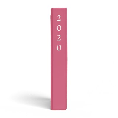 Honeysuckle Coral Rose Wild Flower Wedding Vinyl Binder